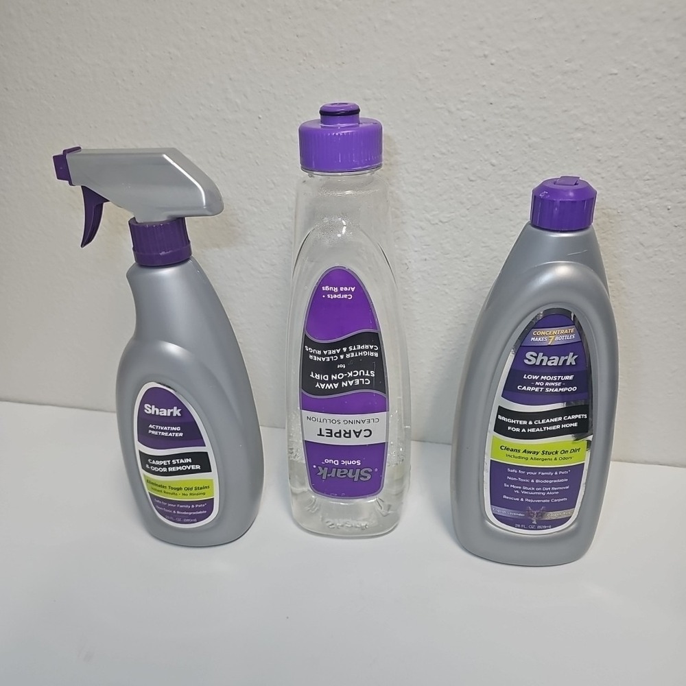 Shark Sonic Duo Carpet Cleaner Cleaning Solution Bottle‎ Reusable Shampoo Lot